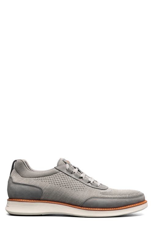 Florsheim Launch Elastic Lace Knit Sneaker In Gray