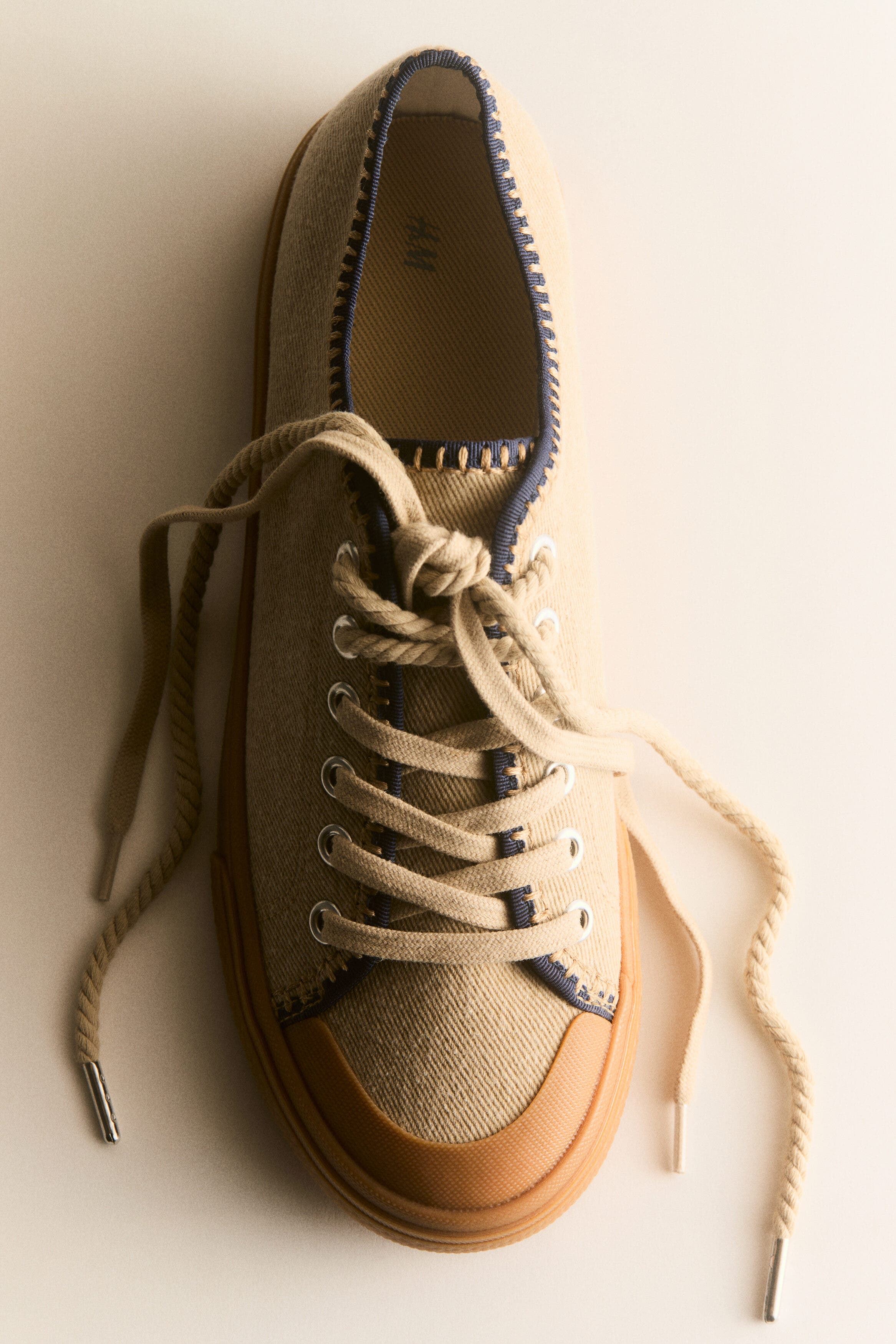 H&M Twill sneakers, Main, color, Beige