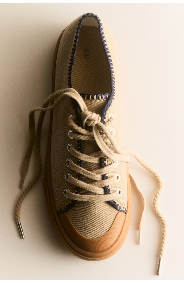 H&M Twill sneakers, Main, color, Beige