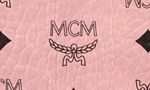 Mcm Mini Toni Visetos Coated Canvas Top Handle Shopper Bag In Soft Pink