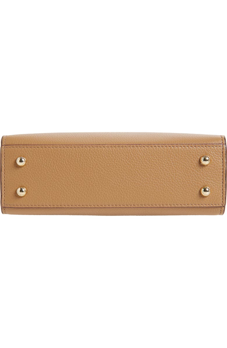 Strathberry Mini Georgia Leather Tote, Alternate, color, Caramel