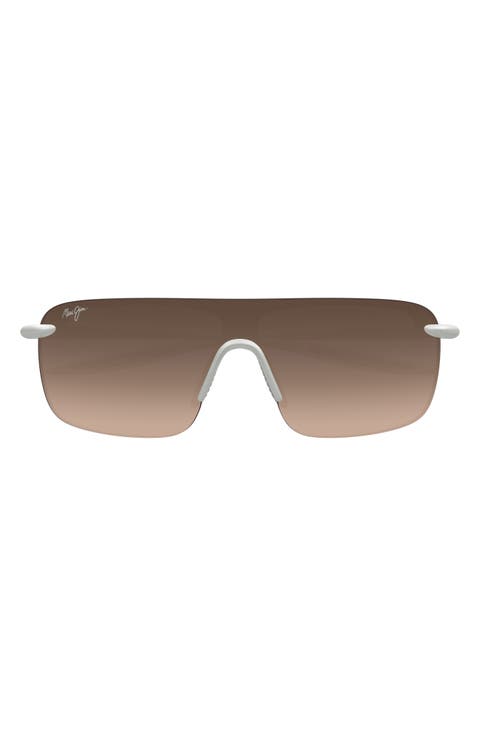 Palulu 99mm Oversize Gradient PolarizedPlus2® Shield Sunglasses