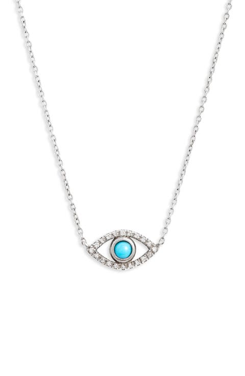 Evil Eye Turquoise Pendant