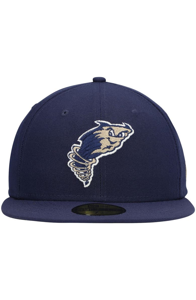 New Era Men's New Era Navy Tri-City Dust Devils Authentic Collection Team Home 59FIFTY Fitted Hat, Alternate, color, Navy