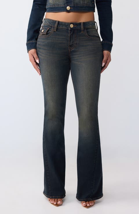 Joey Flap Pocket Flare Leg Jeans