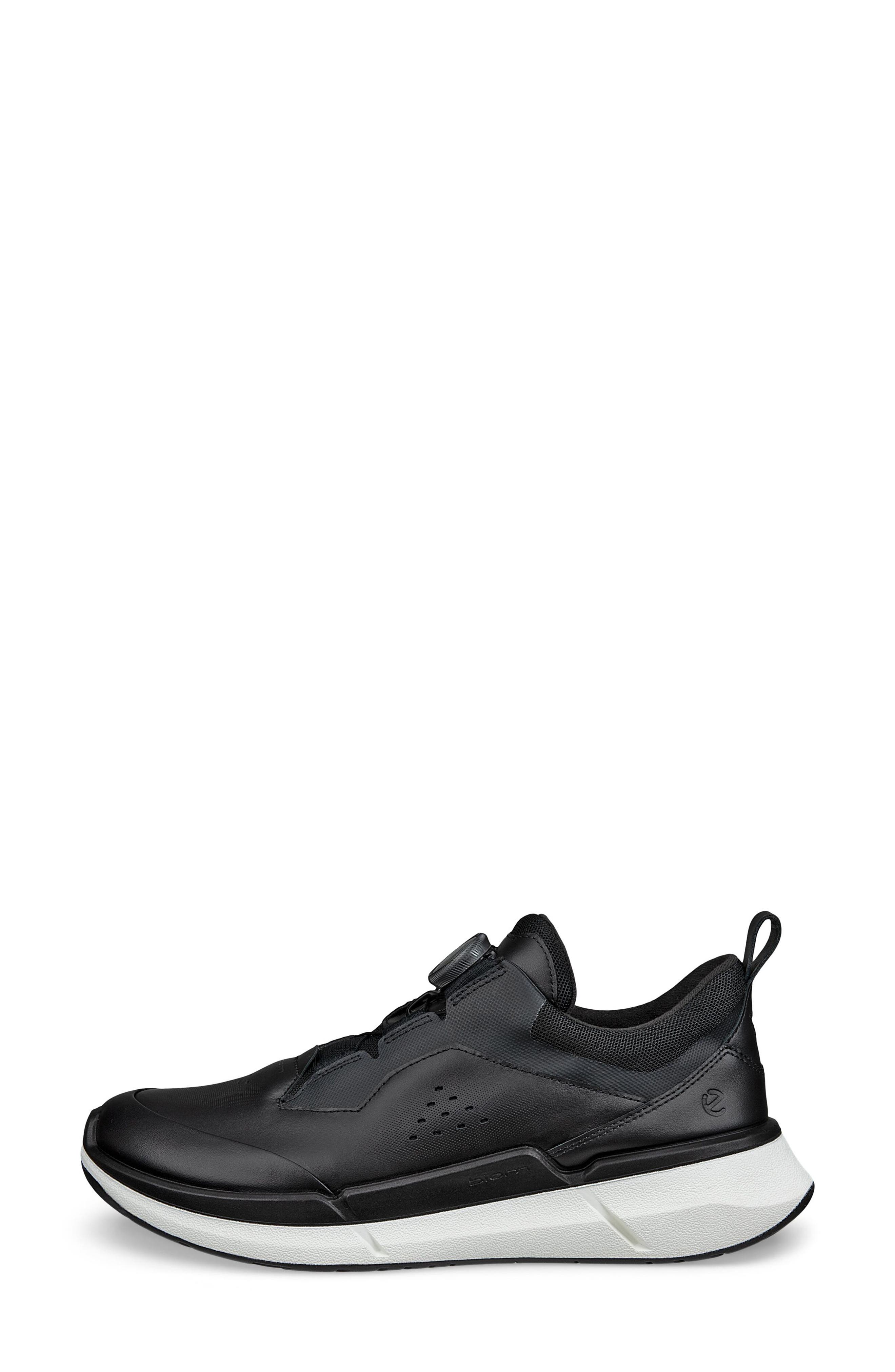 Biom 2.2 Leather Sneaker, Alternate, color, BLACK