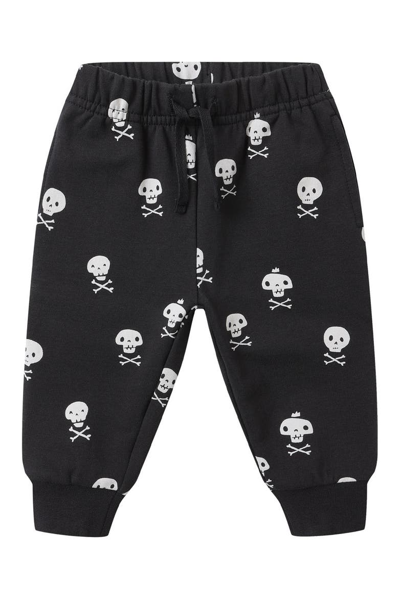 Kids' Relaxed Fleece Sweatpants, Main, color, CROSSBONES