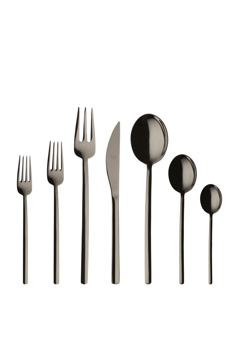 Mepra Due Flatware Set - 32 Pieces, Main, color, Black Gold