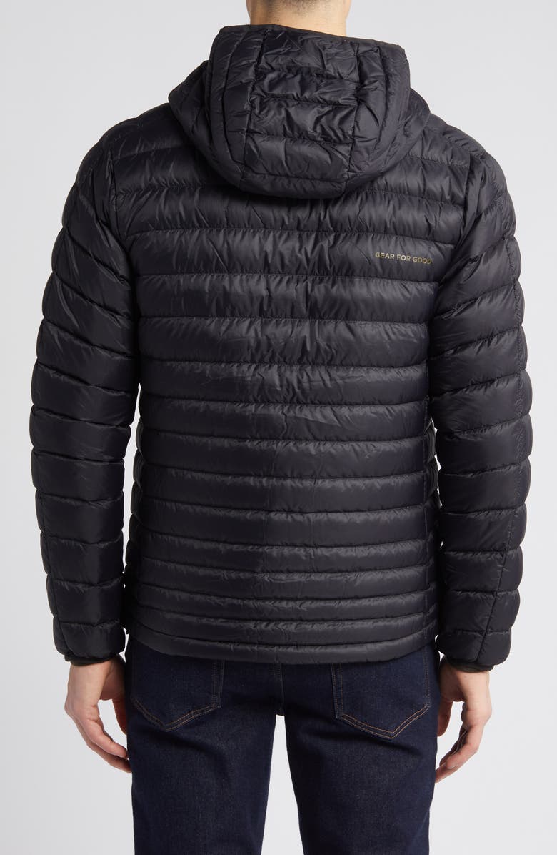 Cotopaxi Fuego Water Resistant 800 Fill Power Down Hooded Jacket, Alternate, color, Black