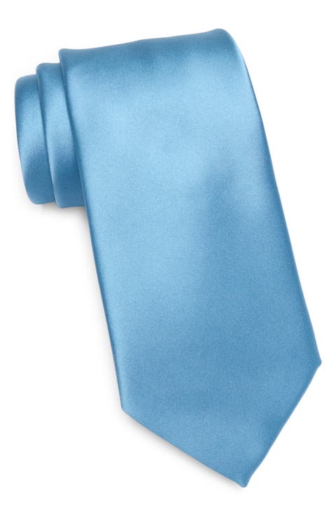 Solid Satin Tie