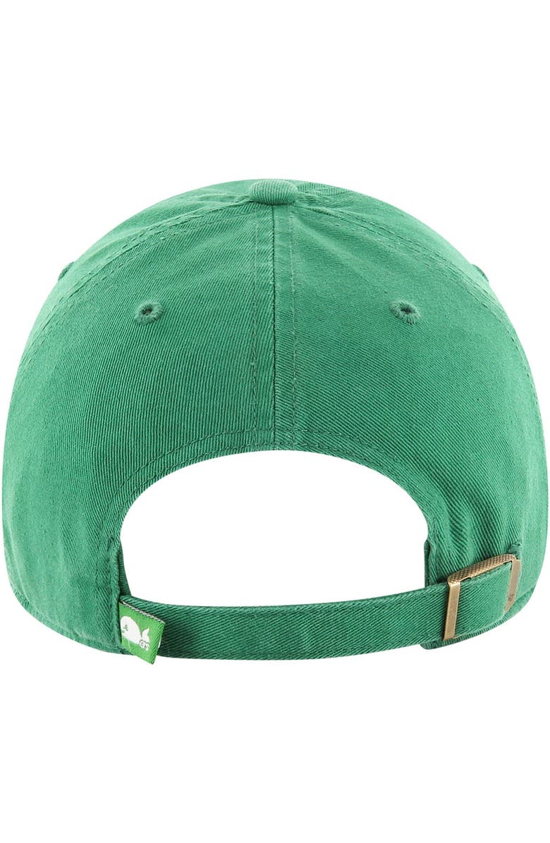 '47 Men's '47 Green Hartford Whalers Vintage Hockey Logo Clean Up Adjustable Hat, Alternate, color, 