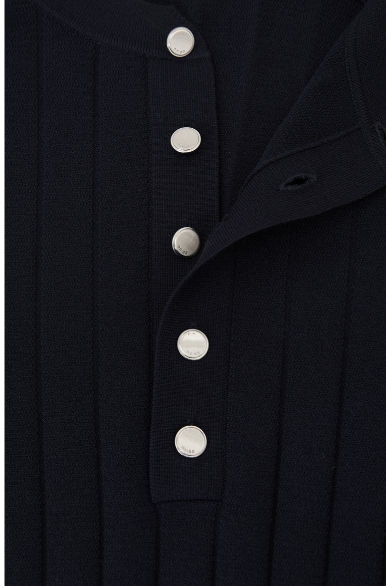 Andres Ribbed Henley Sweater, Alternate, color, NAVY