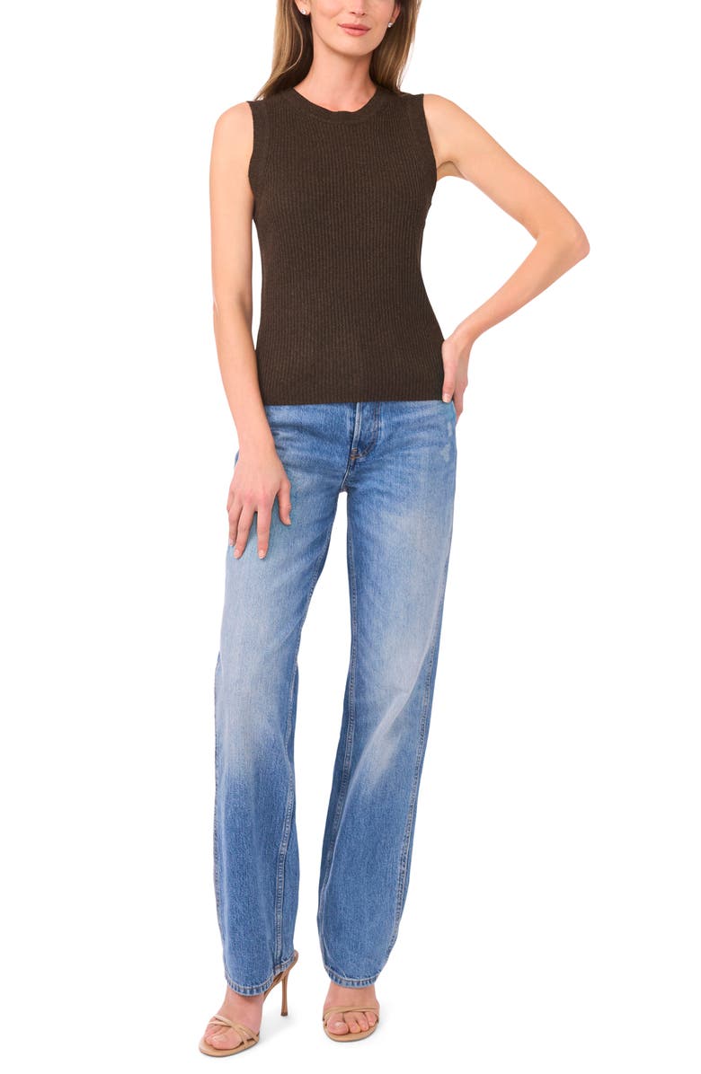 1.STATE Crewneck Sweater Tank, Alternate, color, London Heather