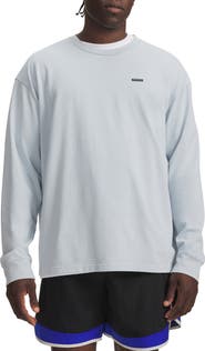 Under Armour Oversized Washed Long Sleeve Performance T-Shirt