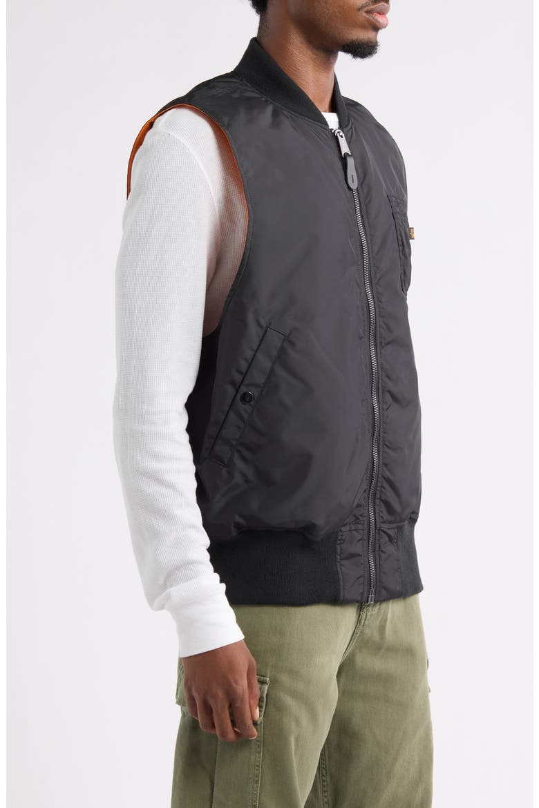 MA-1 Vest, Alternate, color, BLACK