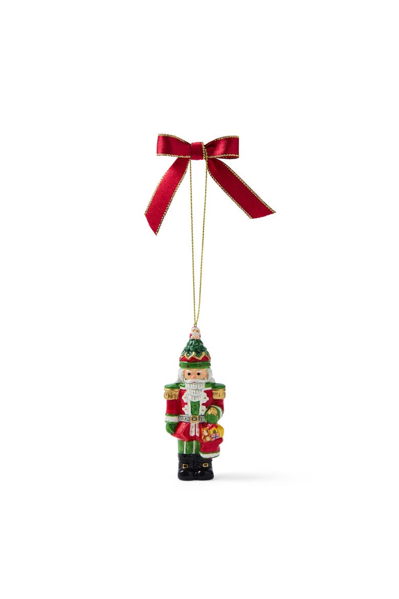 Christmas Tree Nutcracker With Tree Hat Ornament, Main, color, Multi