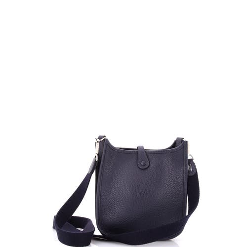 Pre-owned Hermes Hermes Evelyne Bag Gen Iii Clemence Tpm In Blue
