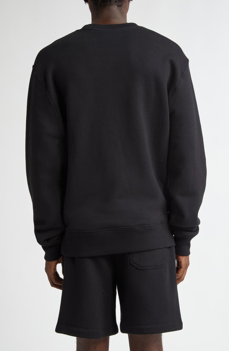 AMIRI Arts District Cotton Crewneck Graphic Sweatshirt, Alternate, color, Black