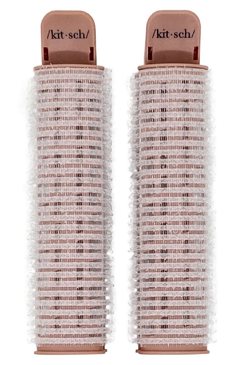 2-Pack Recycled Volumizing Roller Clips, Main, color, TERRACOTTA