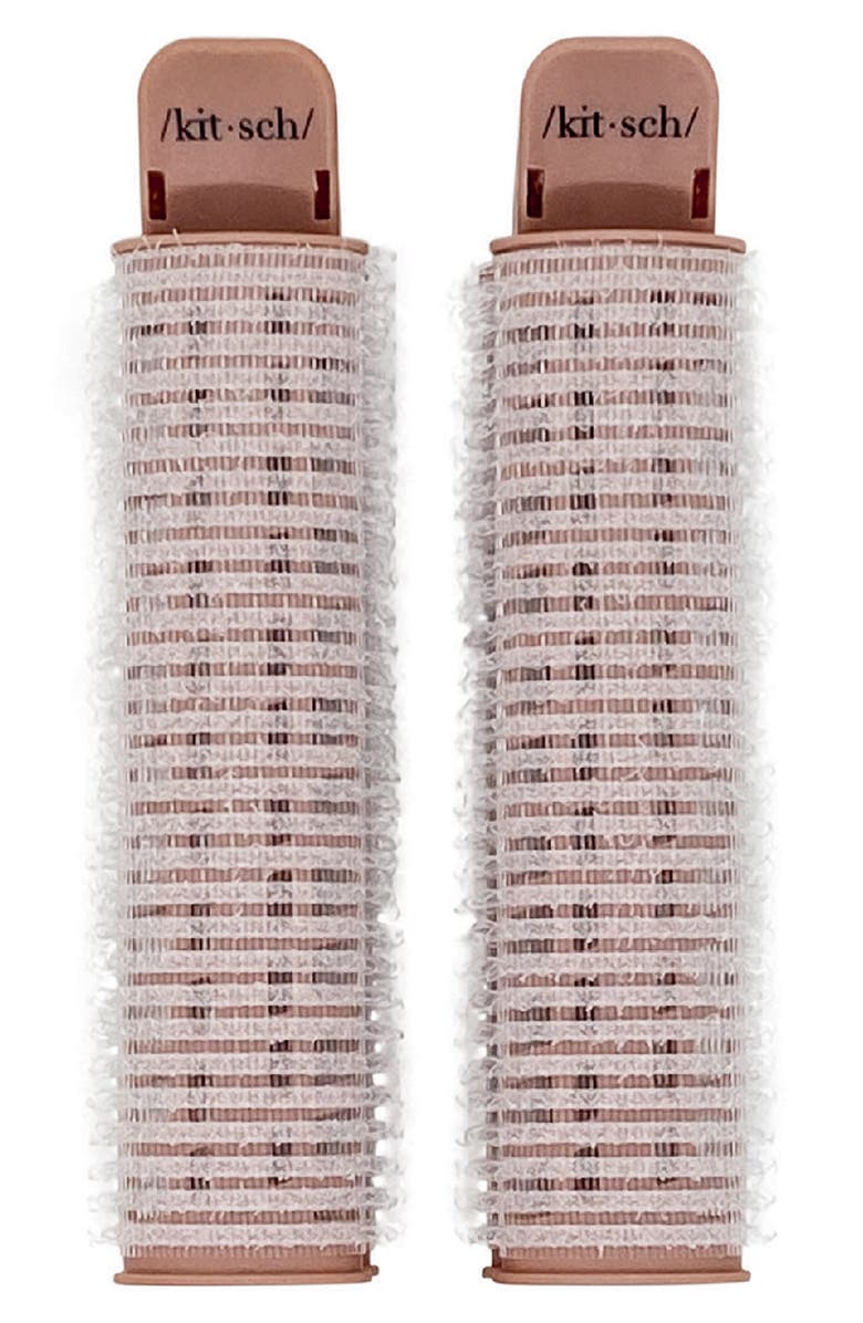 Kitsch 2-Pack Recycled Volumizing Roller Clips, Main, color, Terracotta