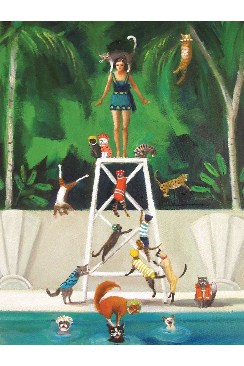 Pool Kitties 1000 Piece Puzzle, Alternate, color, No Color