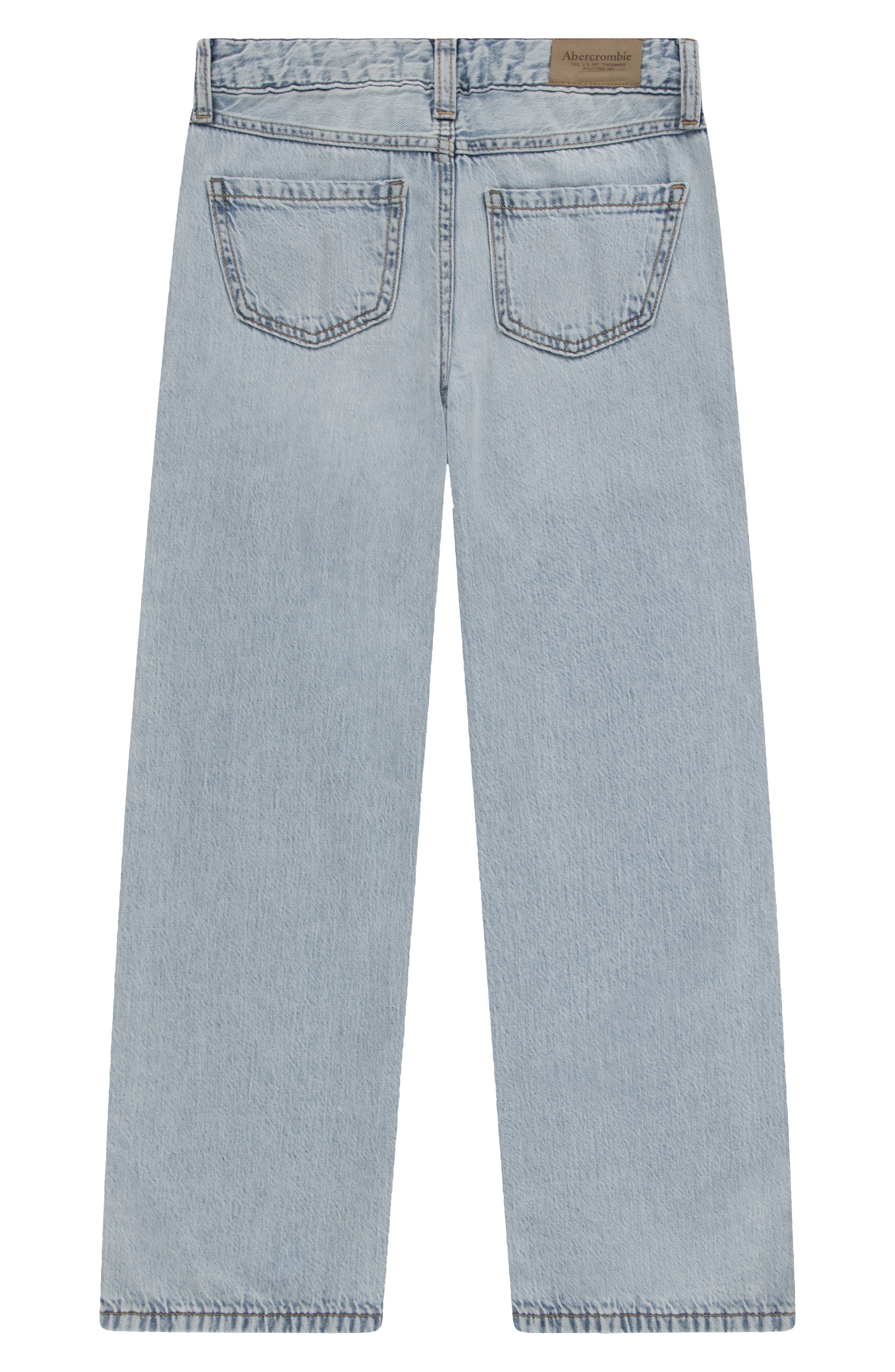 abercrombie kids Kids' Ripped Wide Leg Jeans — фото 3