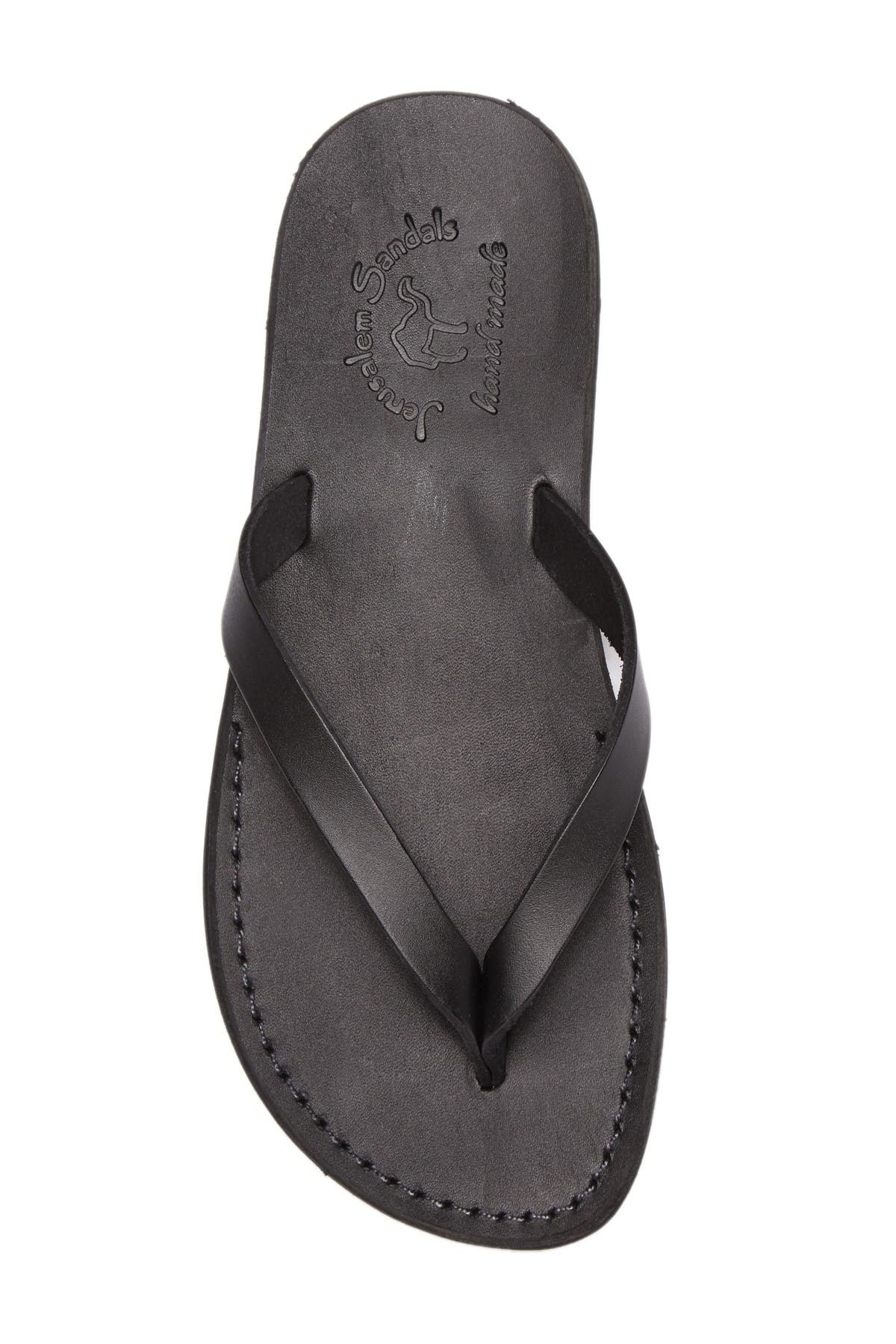 Jerusalem Sandals Jaffa Leather Flip Flop, Alternate, color, 