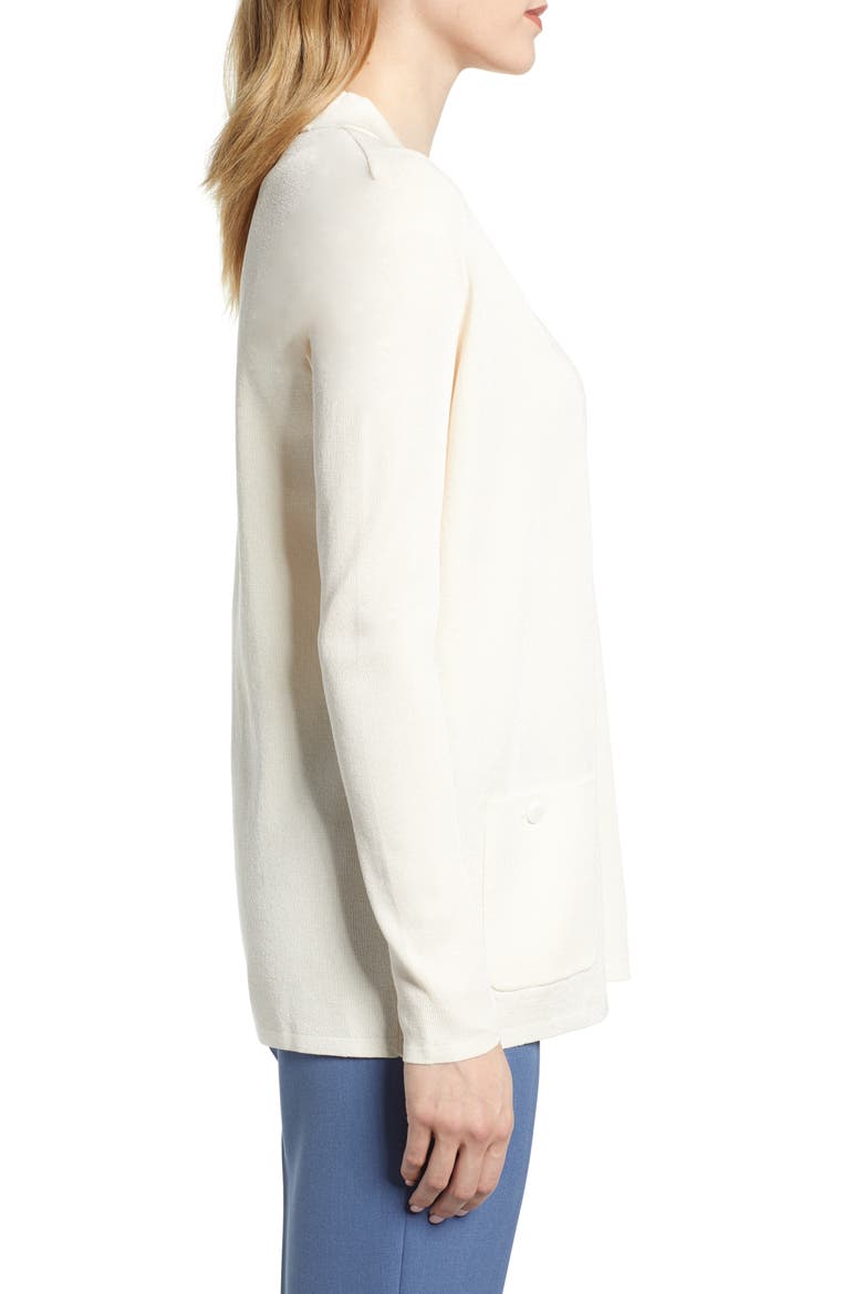 Malibu Cardigan, Alternate, color, ANNE WHITE