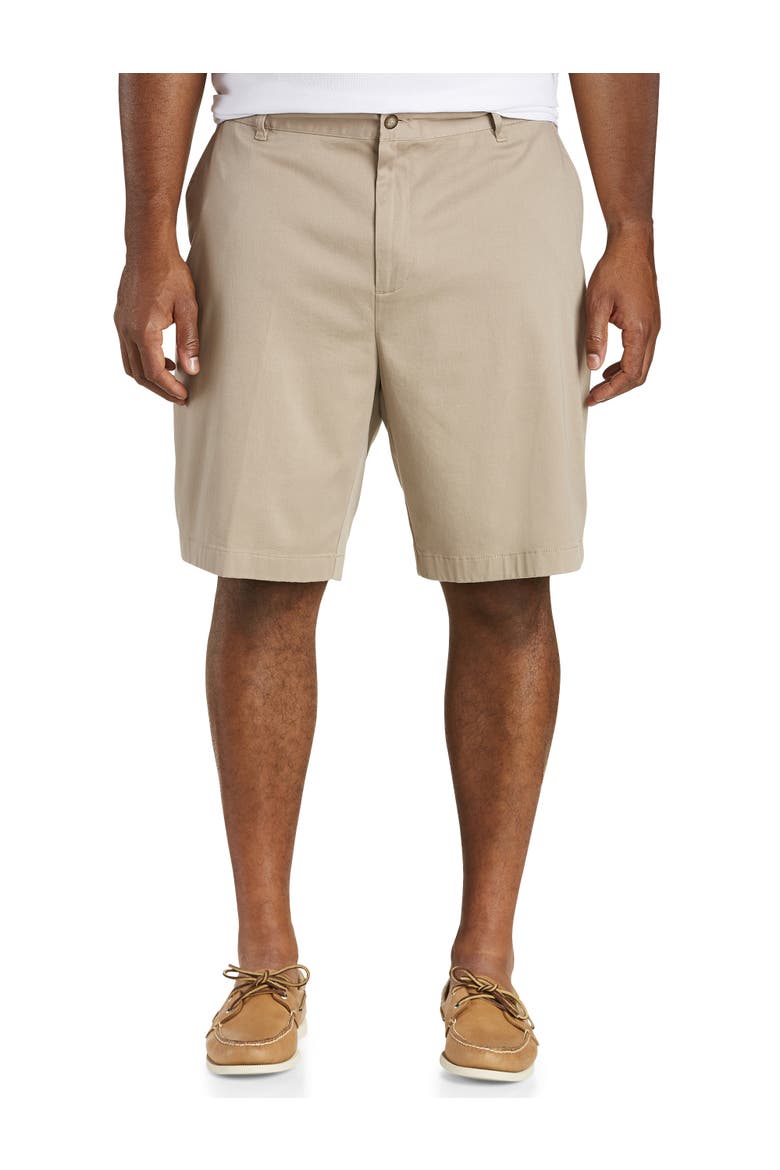 Big & Tall Deck Stretch Shorts, Main, color, KHAKI