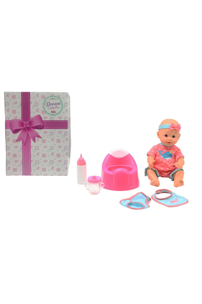 Drink & Wet Baby Doll with Training Potty, Alternate, color, Multicolored