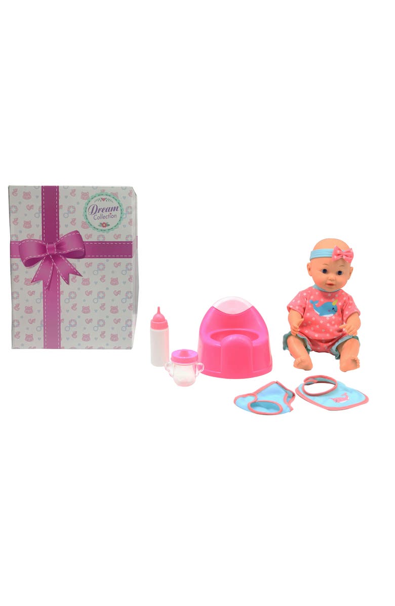 Dream Collection Drink & Wet Baby Doll with Training Potty, Alternate, color, Multicolored