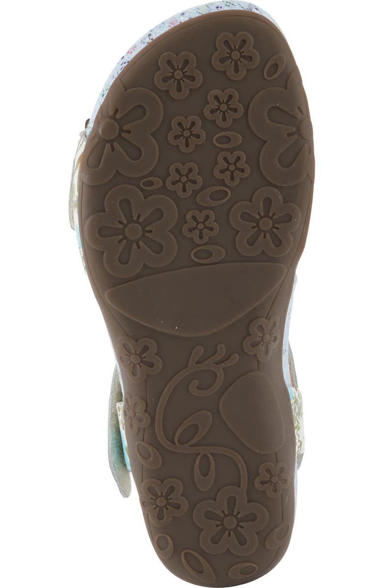 L'Artiste by Spring Step Gladystee Sandal, Alternate, color, Teal Multi