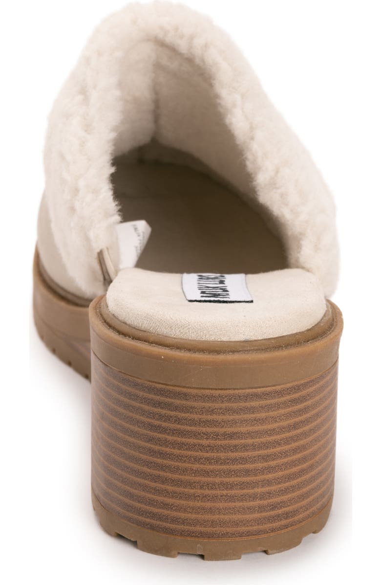 MUK LUKS Sophia Faux Fur Trim Mule, Alternate, color, Natural