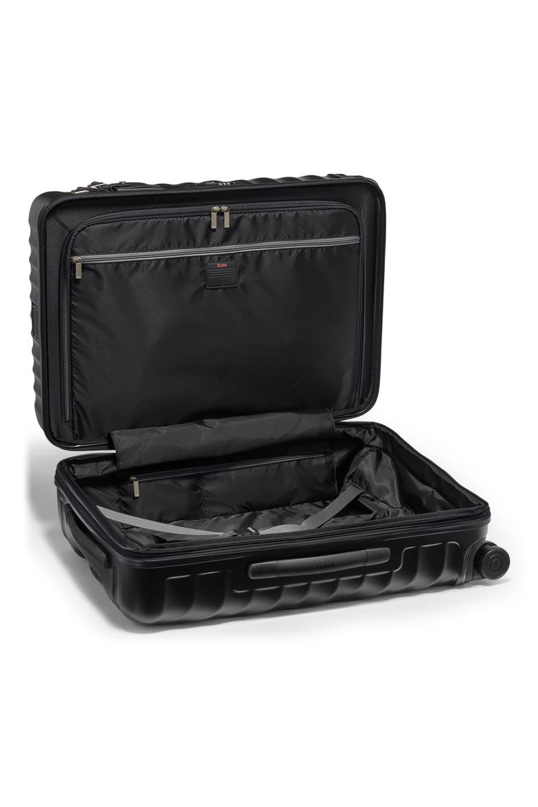 22-Inch 19-Degree International Expandable 4-Wheel Carry-On, Alternate, color, BLACK TEXTURE