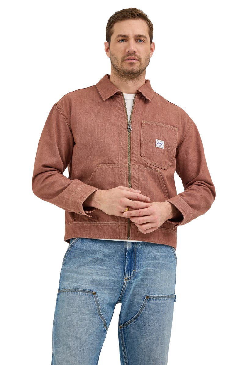 Lee 91W Organic Cotton Denim Workwear Jacket, Alternate, color, 