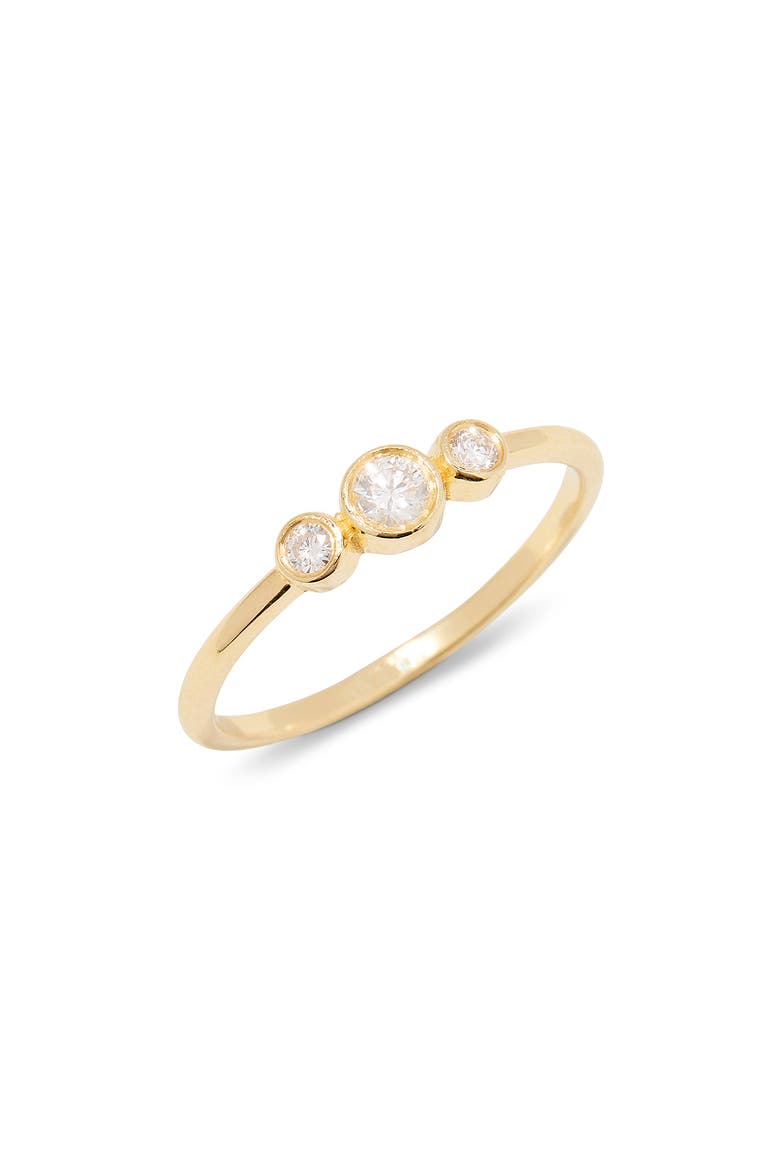 Elle Diamond Ring, Main, color, GOLD