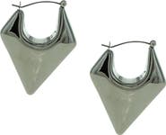 OLIVIA WELLES Aria Geometric Hoop Earrings