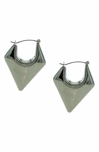 Aria Geometric Hoop Earrings