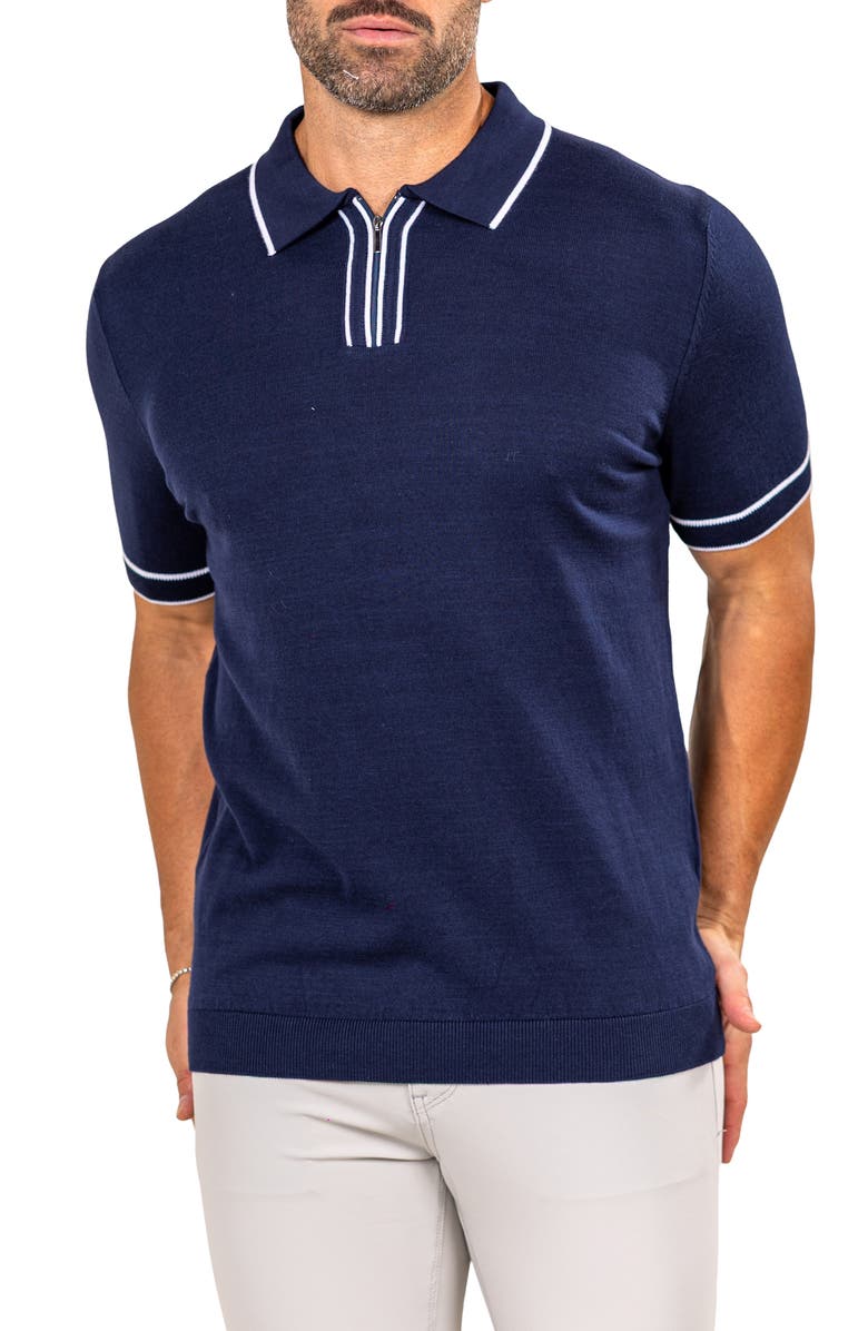 Maceoo Marthy Blue Polo, Alternate, color,