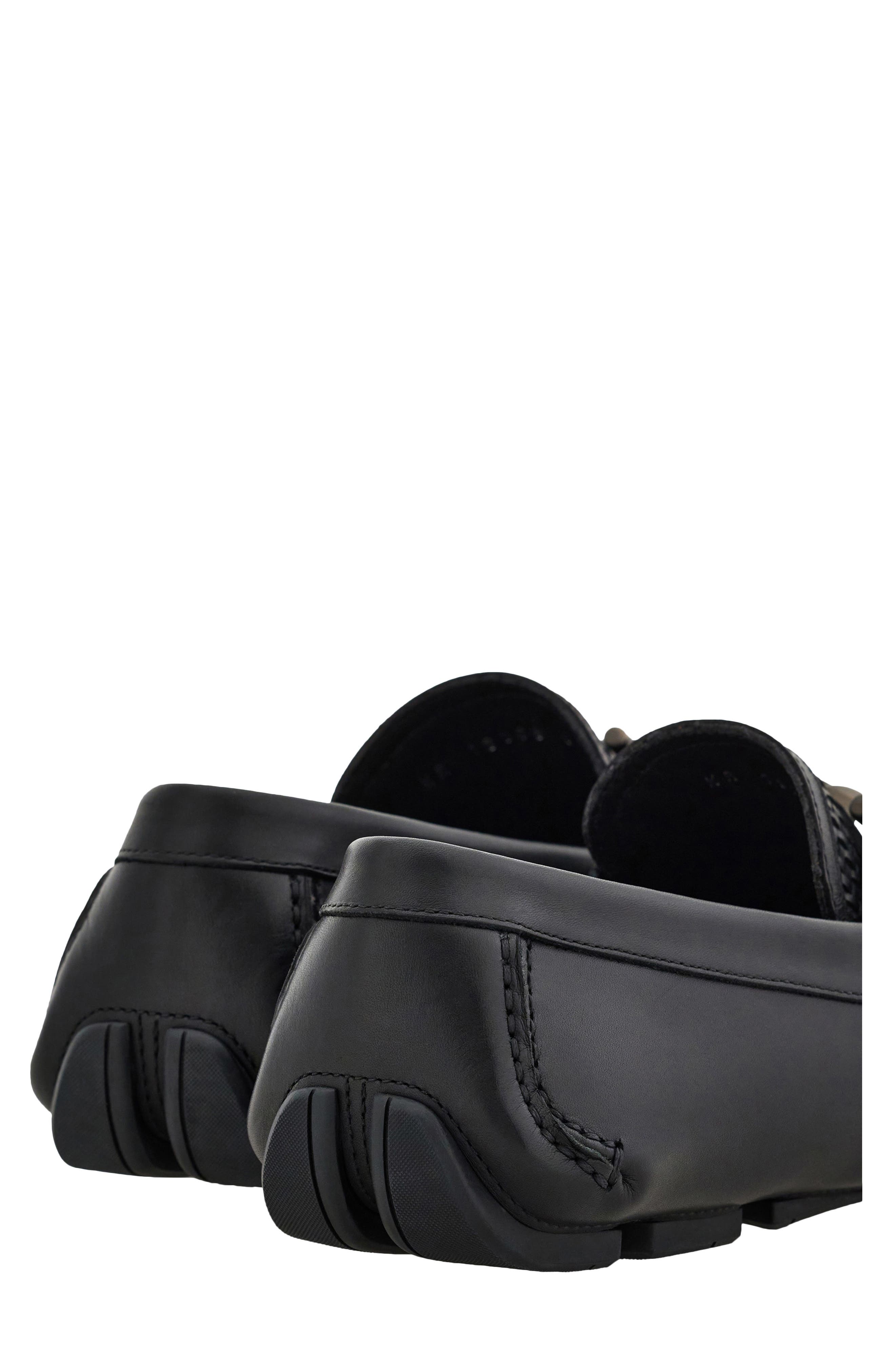 FERRAGAMO Parigi Bit Driving Shoe, Alternate, color, Nero Nero Nero