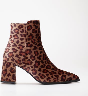 Fashion animal print booties nordstrom