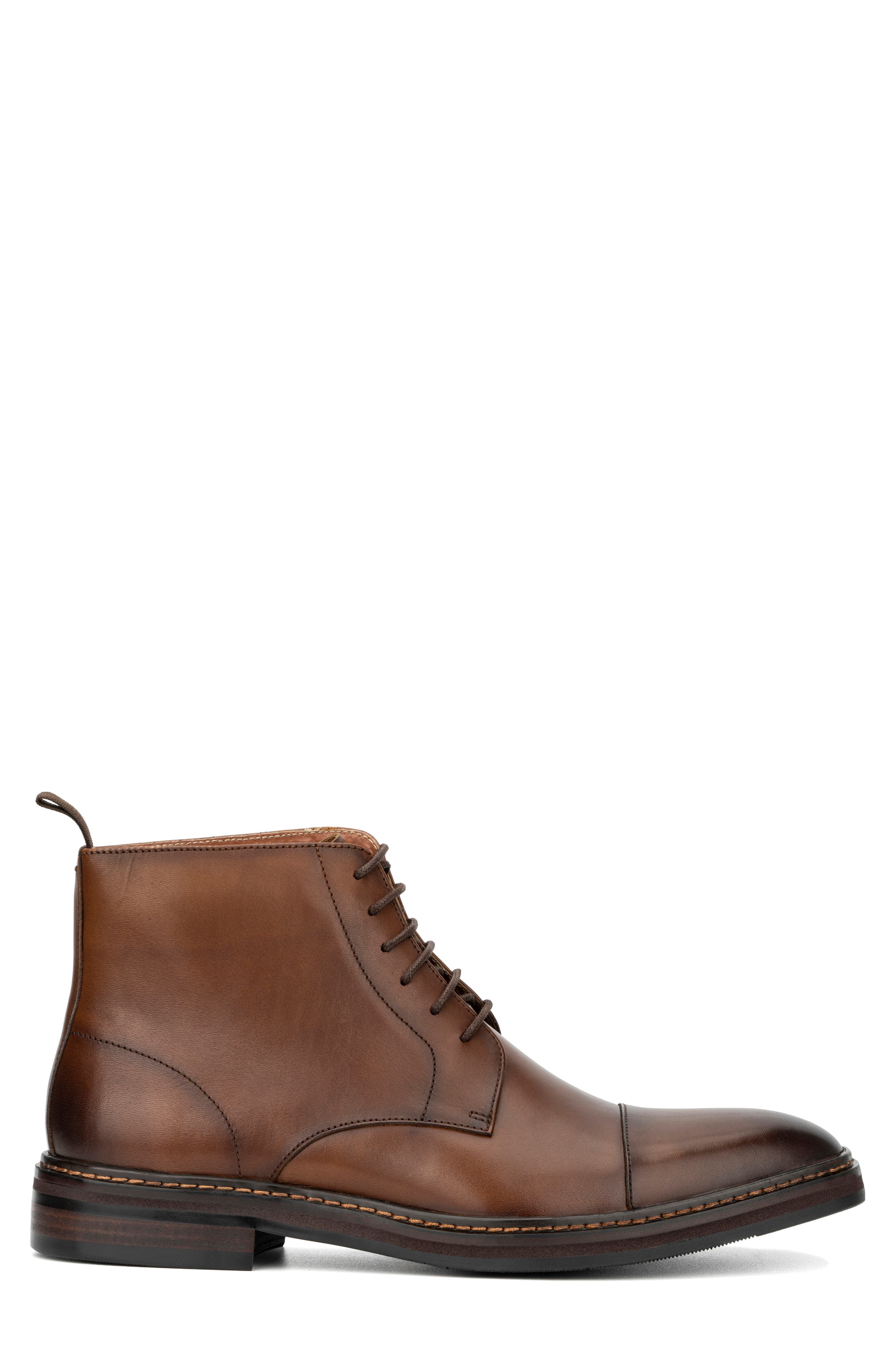 VINTAGE FOUNDRY Barnaby Cap Toe Boot, Alternate, color, Tan