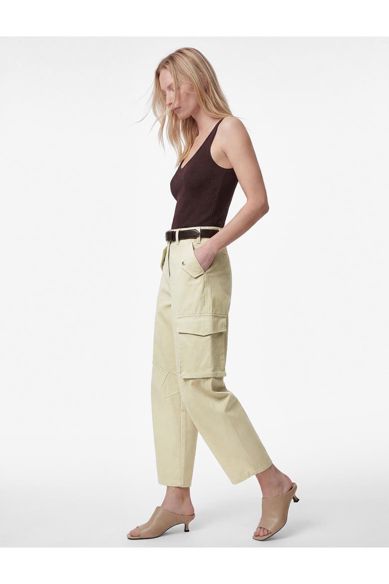 Relaxed Fit Cotton Cargo Trousers, Main, color, KHAKI