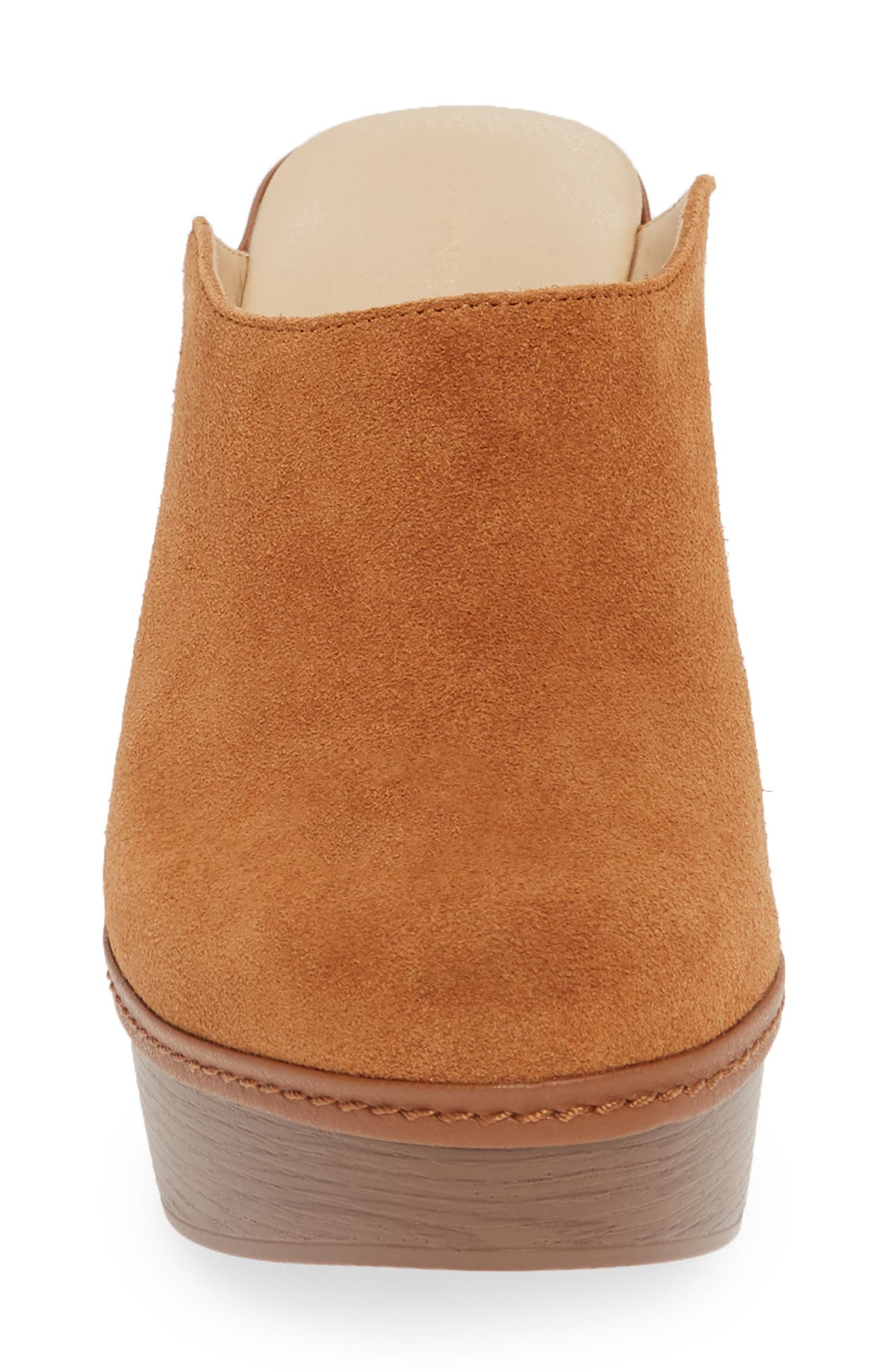 Florina Clog, Alternate, color, AGED COGNAC SUEDE