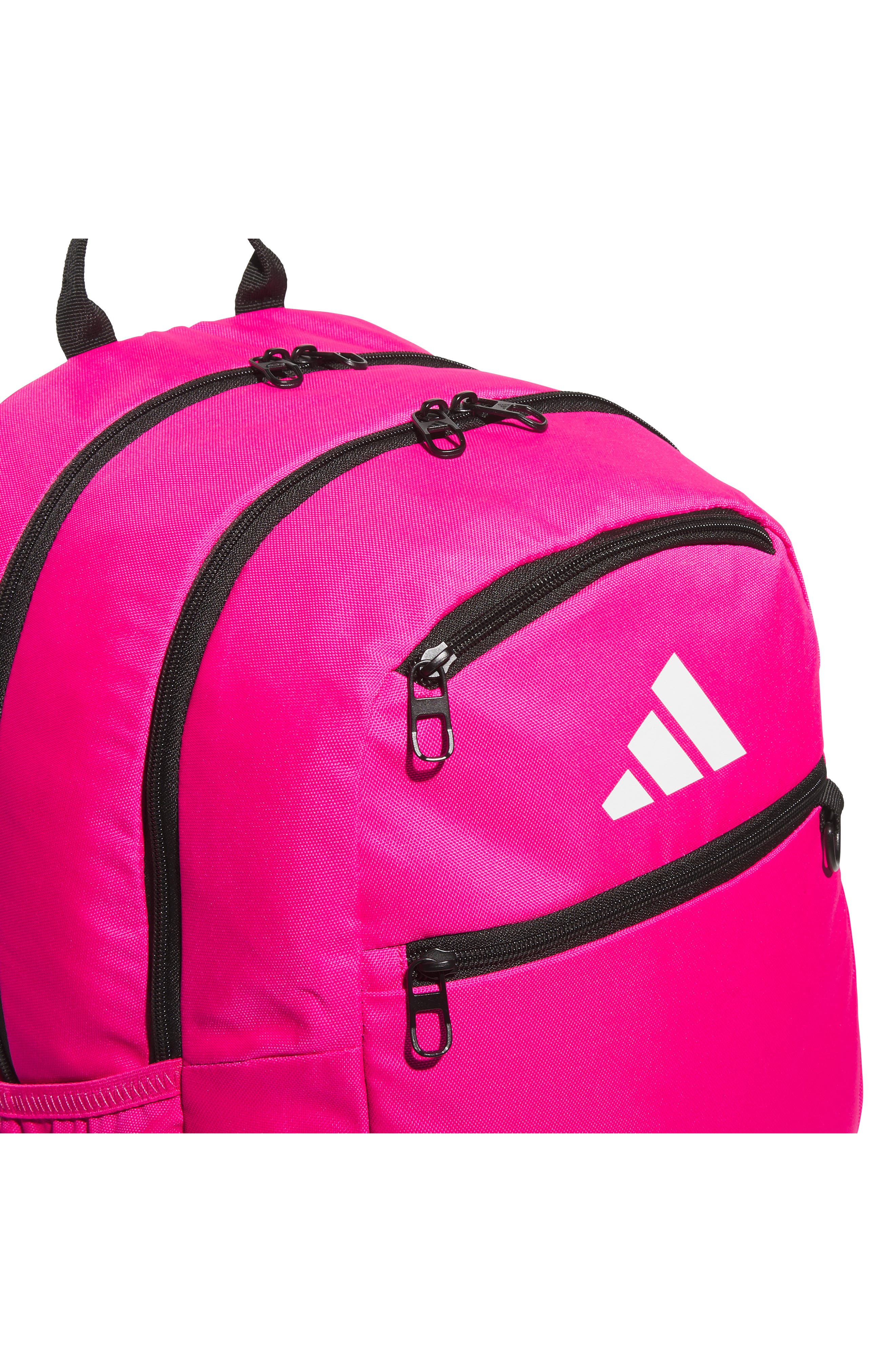 adidas Kids' Striker 3 Backpack, Alternate, color, Team Shock Pink