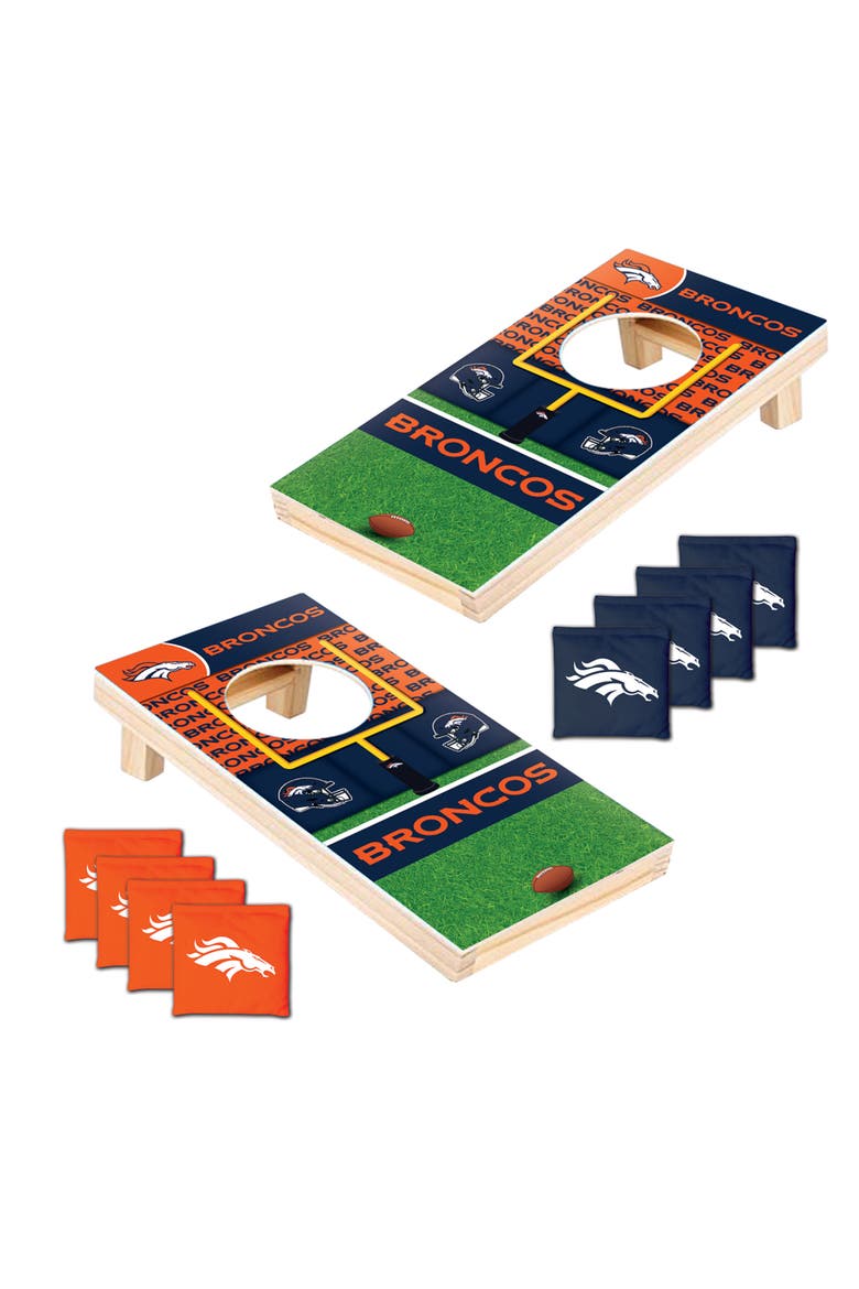 Denver Broncos NFL Tabletop Cornhole, Alternate, color, Multicolor