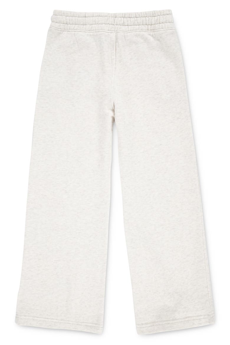 Kids' Essential Wide Leg Fleece Sweatpants, Alternate, color, J82ANF OAT