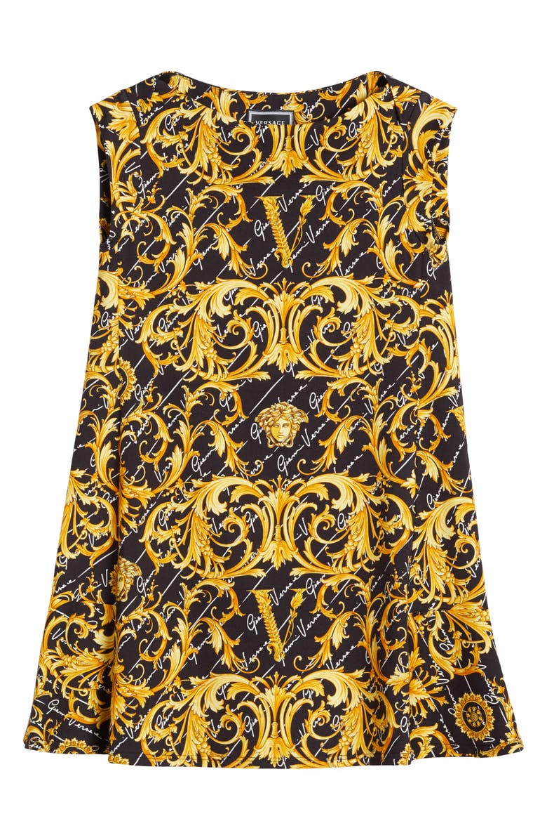 Versace Print Dress, Main, color, 