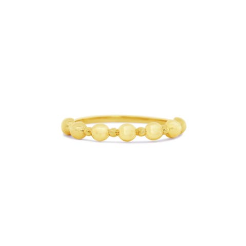 Gold Ball Bead Ring