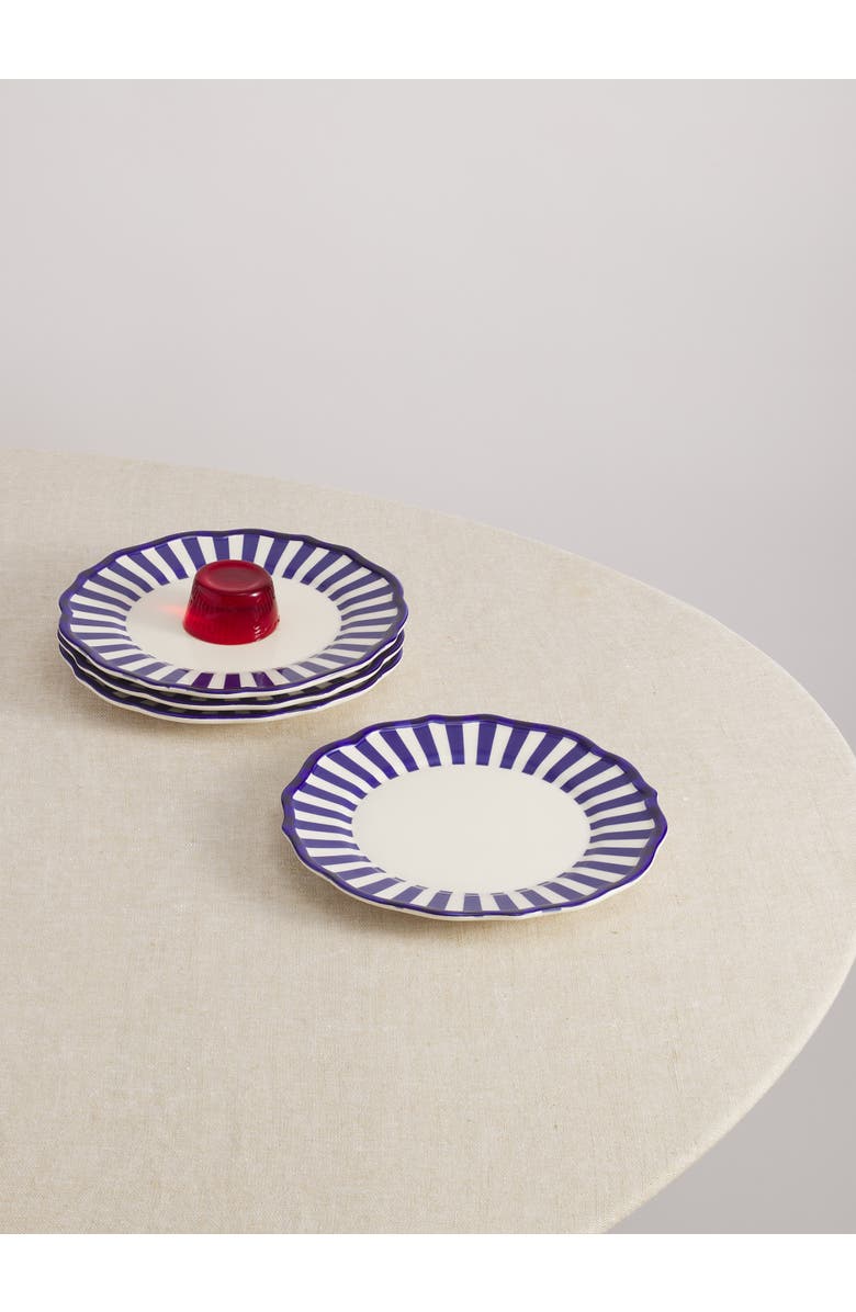 Maison Madison Home Mix and Match 12 Piece Set with Pasta Bowl, Alternate, color, Starburst/Striped/Solid